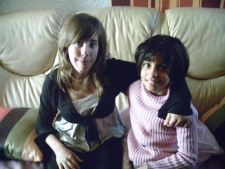 ma fille angelique et sonja la fille a mon frere