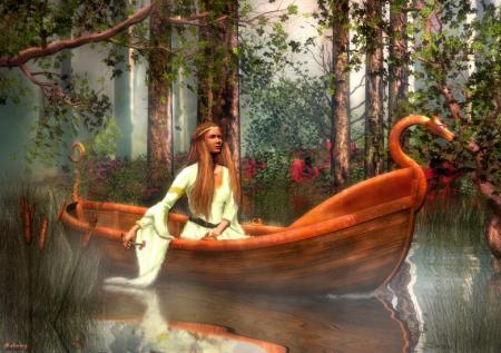 FEMME SUR LE BATEAUX